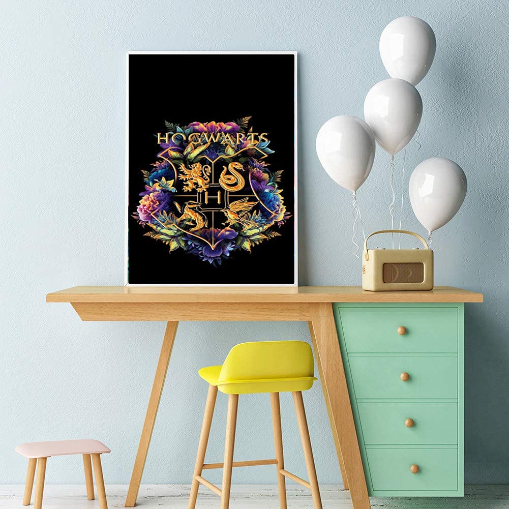 HASTHIP 5D Full Drill Harry Potter Diamond Painting Rhinestone Embroidery Pictures for Adults and Kids for Home Wall Decor (Multicolour) HASTHIP 5D Full Drill Harry Potter Diamond Painting Rhinestone Embroidery Pictures for Adults and Kids for Home Wall Decor (Multicolour)